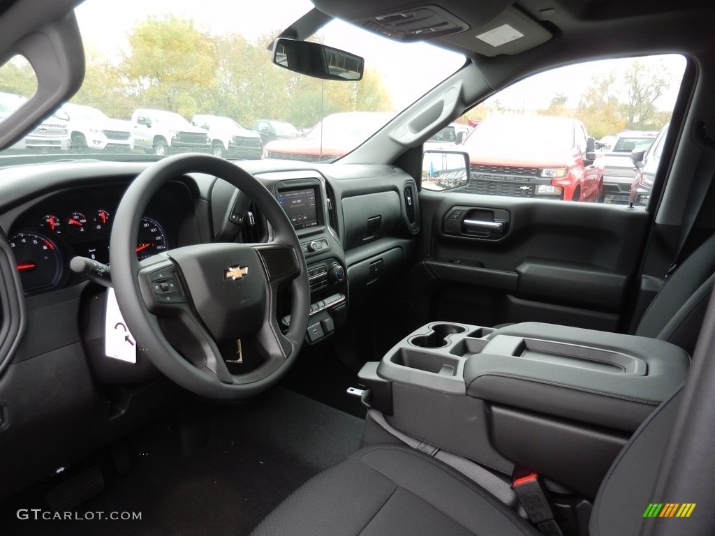 2020 Silverado 1500 Custom Crew Cab 4x4 - Black / Jet Black photo #7