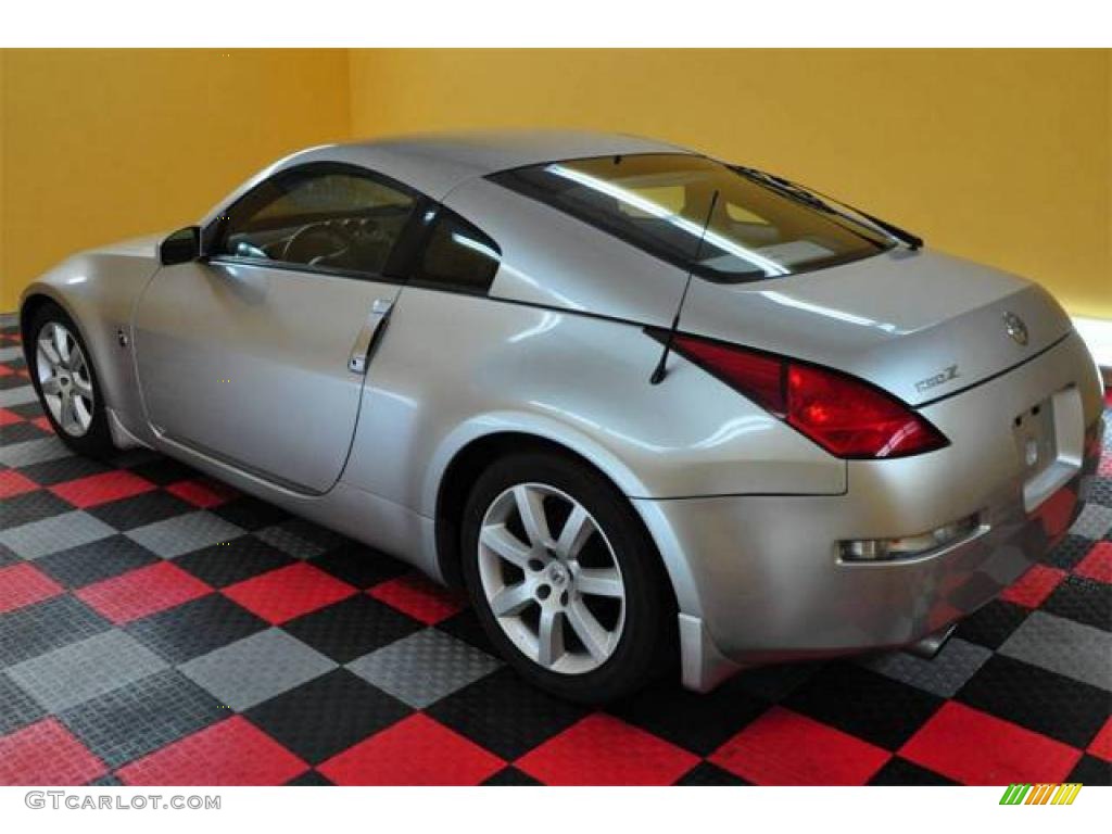 2003 350Z Enthusiast Coupe - Chrome Silver / Carbon Black photo #4