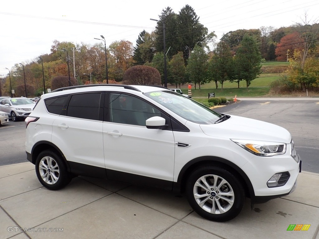 2017 Escape SE - Oxford White / Charcoal Black photo #7