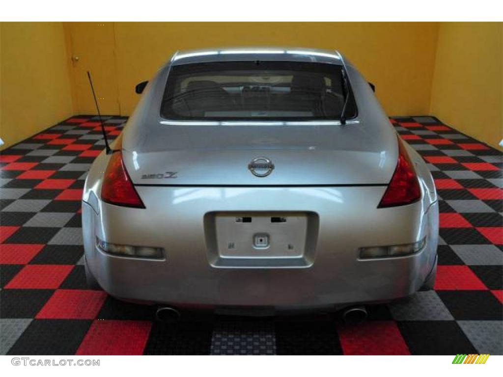 2003 350Z Enthusiast Coupe - Chrome Silver / Carbon Black photo #5