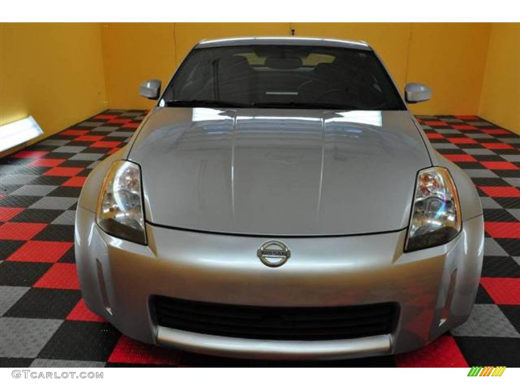 2003 350Z Enthusiast Coupe - Chrome Silver / Carbon Black photo #15