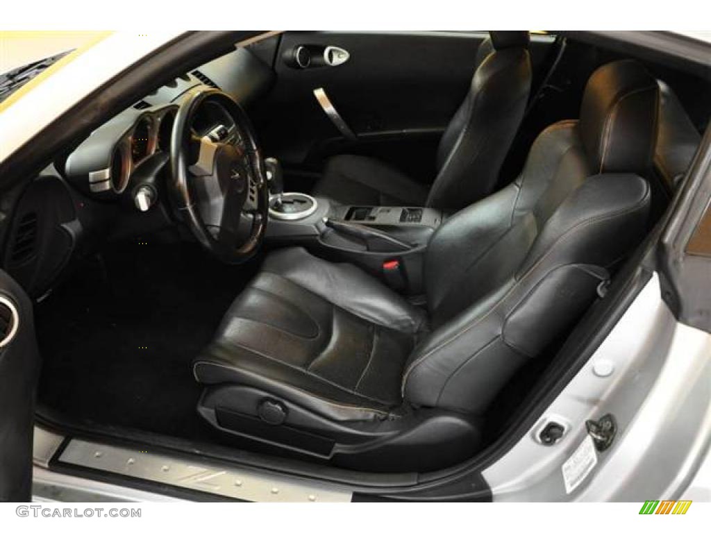 2003 350Z Enthusiast Coupe - Chrome Silver / Carbon Black photo #23