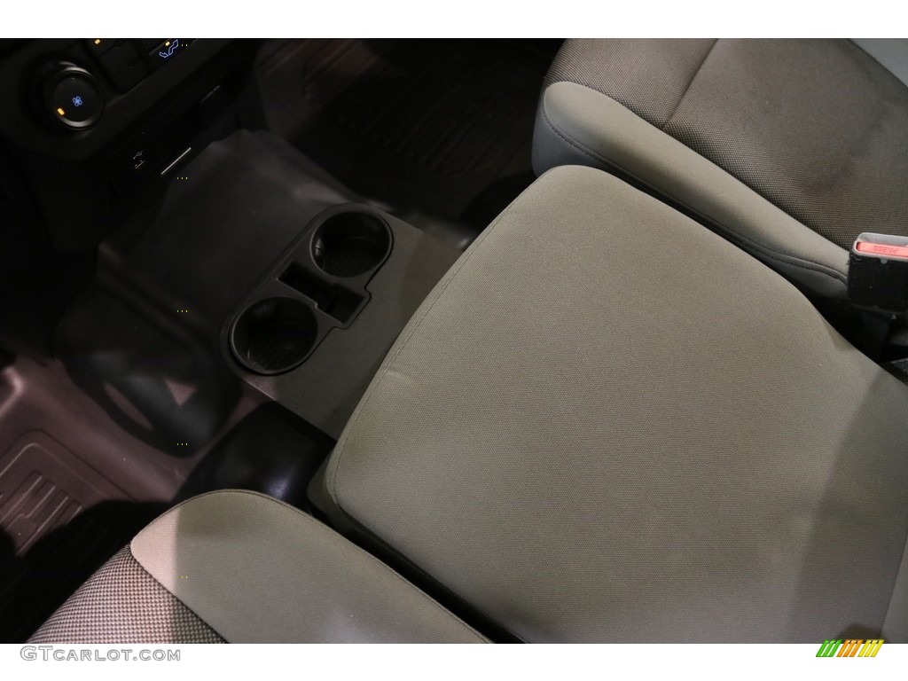 2016 F150 XL SuperCab 4x4 - Ingot Silver / Medium Earth Gray photo #14