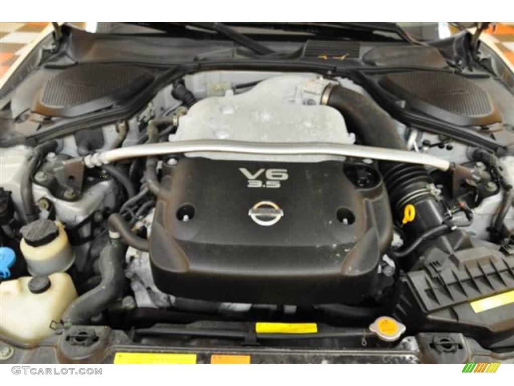 2003 350Z Enthusiast Coupe - Chrome Silver / Carbon Black photo #26