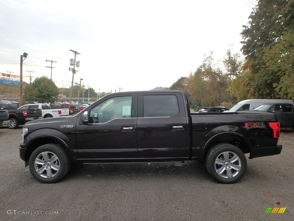 2020 F150 Platinum SuperCrew 4x4 - Magma Red / Black photo #5