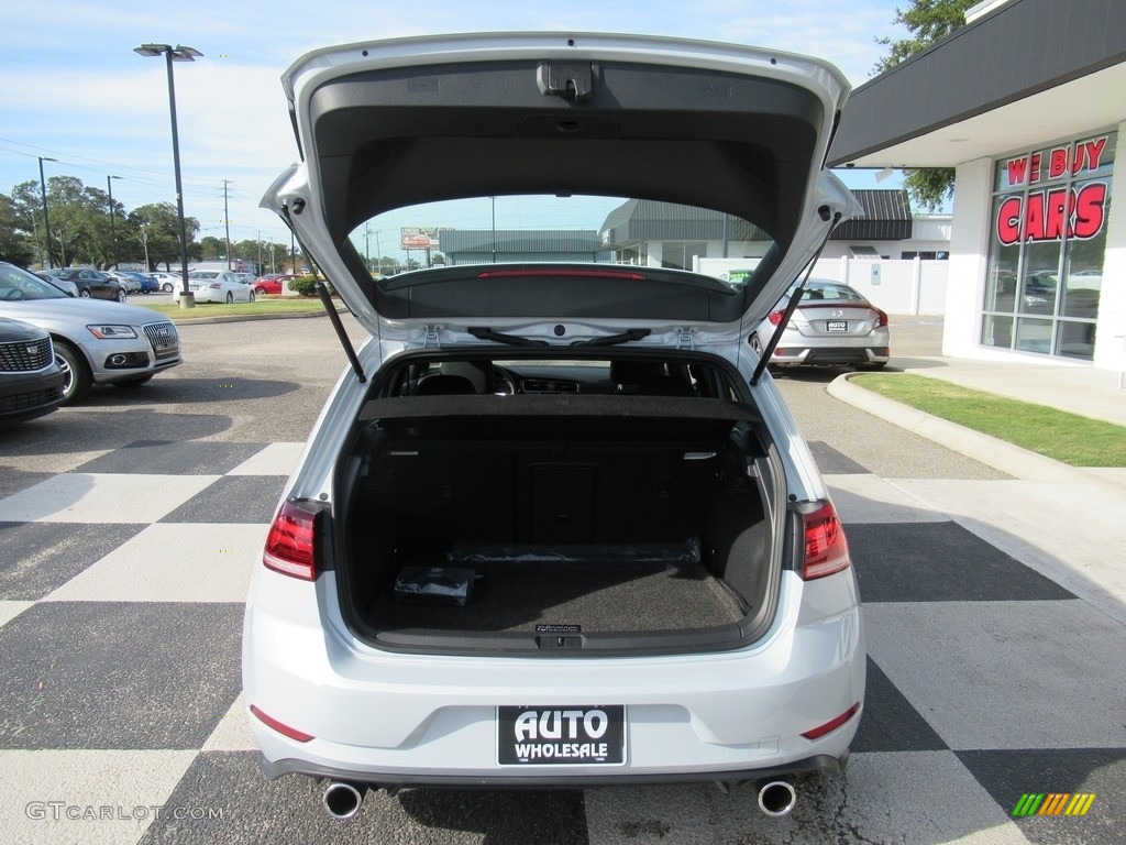 2019 Golf GTI S - White Silver Metallic / Titan Black/Clark Plaid photo #5