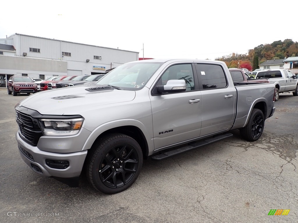 2020 1500 Laramie Crew Cab 4x4 - Billet Silver Metallic / Black photo #1