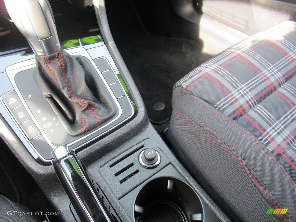 2019 Golf GTI S - White Silver Metallic / Titan Black/Clark Plaid photo #19