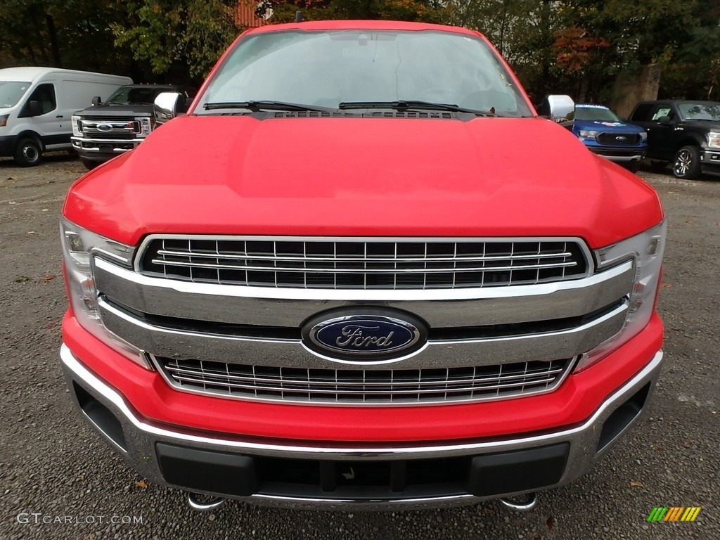 2020 F150 Lariat SuperCrew 4x4 - Race Red / Black photo #7