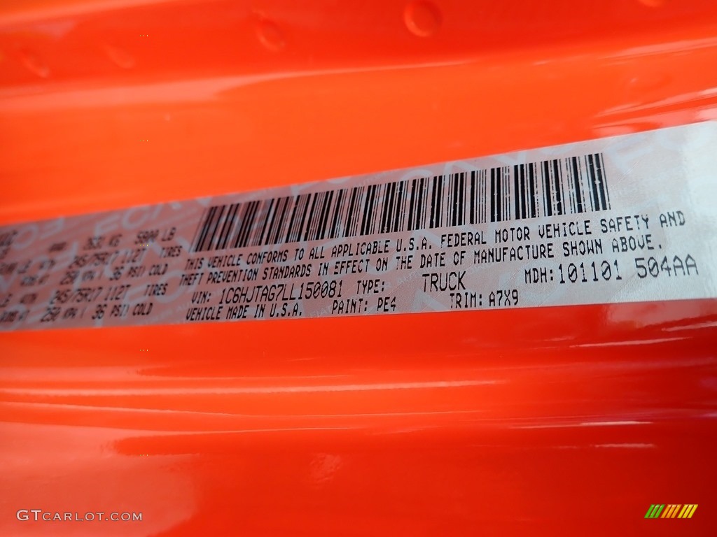 2020 Gladiator Sport 4x4 - Punk