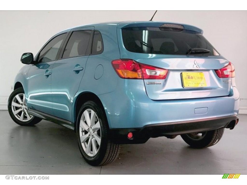 2014 Outlander Sport ES - Laguna Blue Metallic / Black photo #10