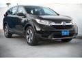 2019 Crystal Black Pearl Honda CR-V LX  photo #1