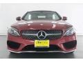 2017 designo Cardinal Red Metallic Mercedes-Benz C 300 Cabriolet  photo #2