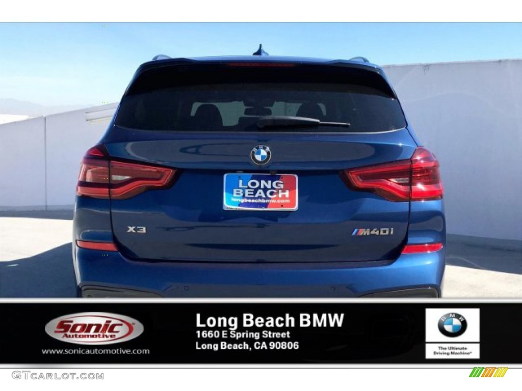 2020 X3 M40i - Phytonic Blue Metallic / Black photo #3