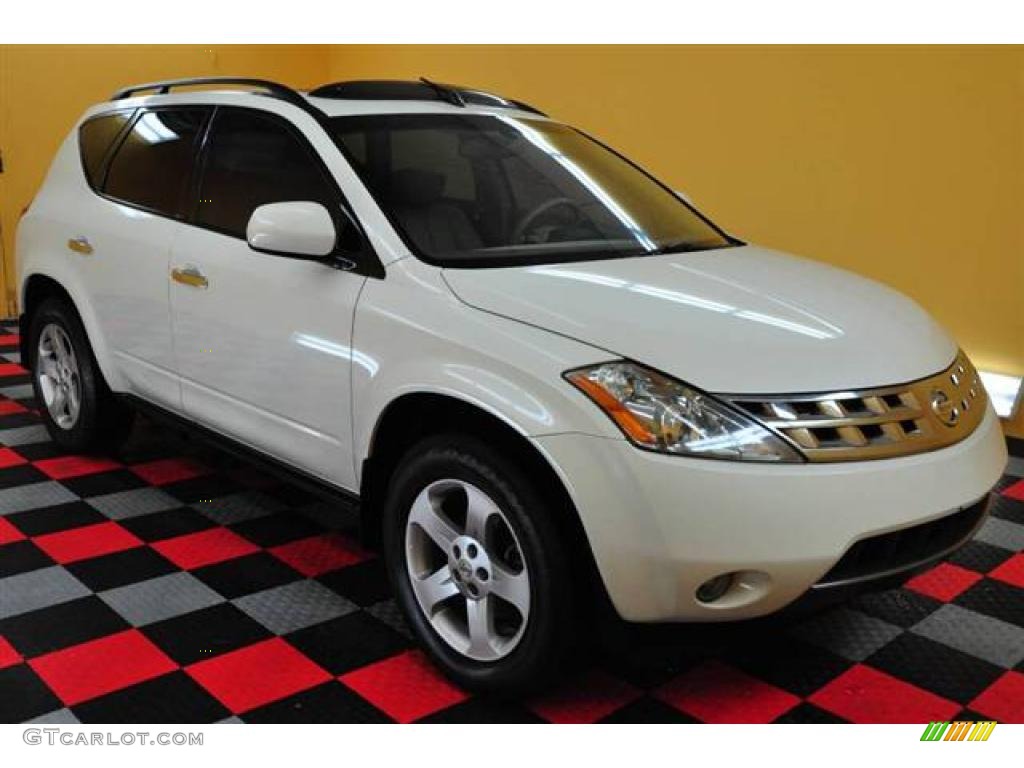 Glacier Pearl White Nissan Murano