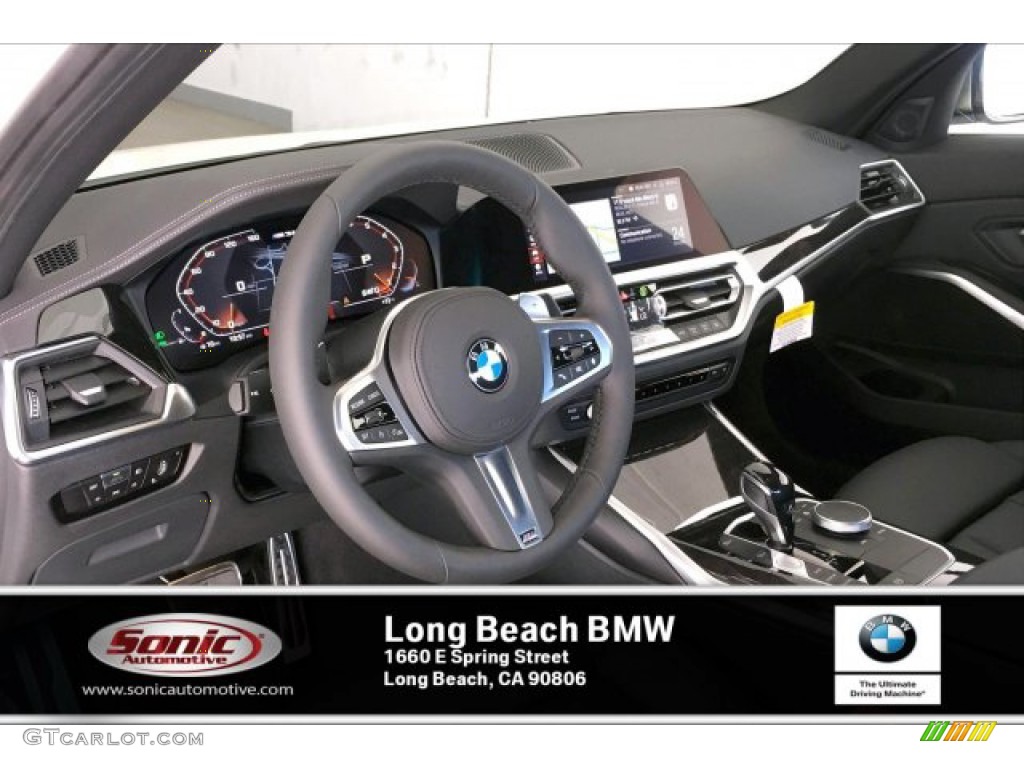 2020 3 Series M340i xDrive Sedan - Mineral White Metallic / Black photo #4