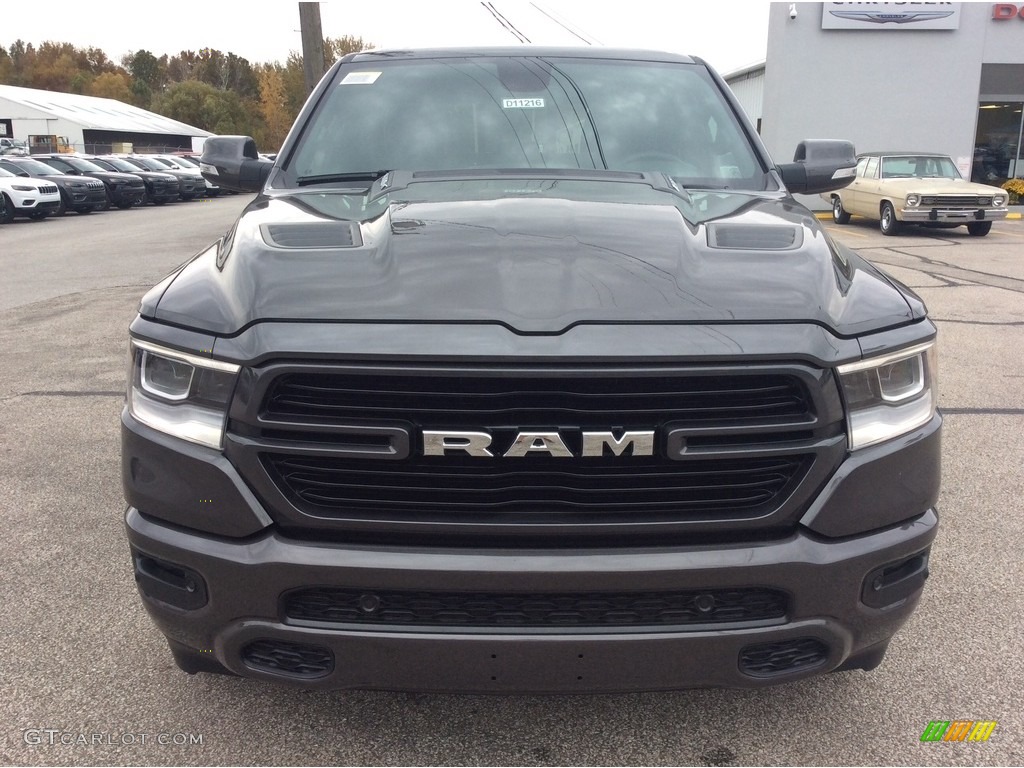 2020 1500 Laramie Crew Cab 4x4 - Granite Crystal Metallic / Black photo #4