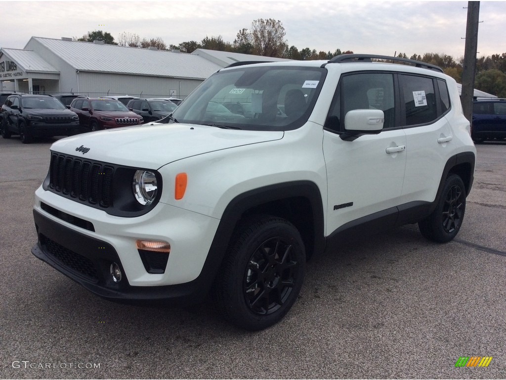 2020 Renegade Latitude 4x4 - Alpine White / Black photo #5