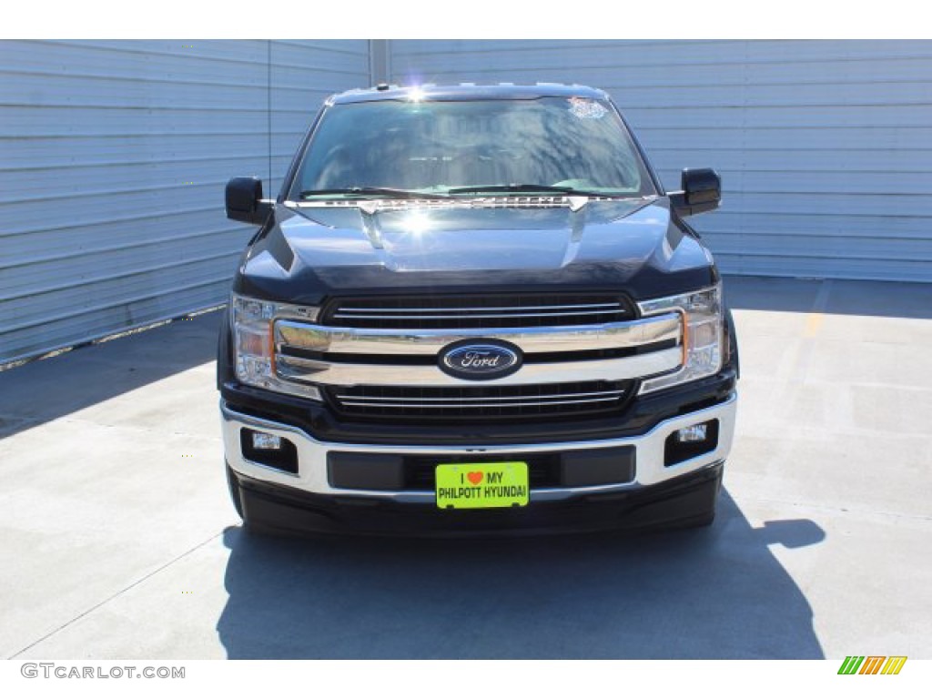 2018 F150 Lariat SuperCrew - Shadow Black / Black photo #3