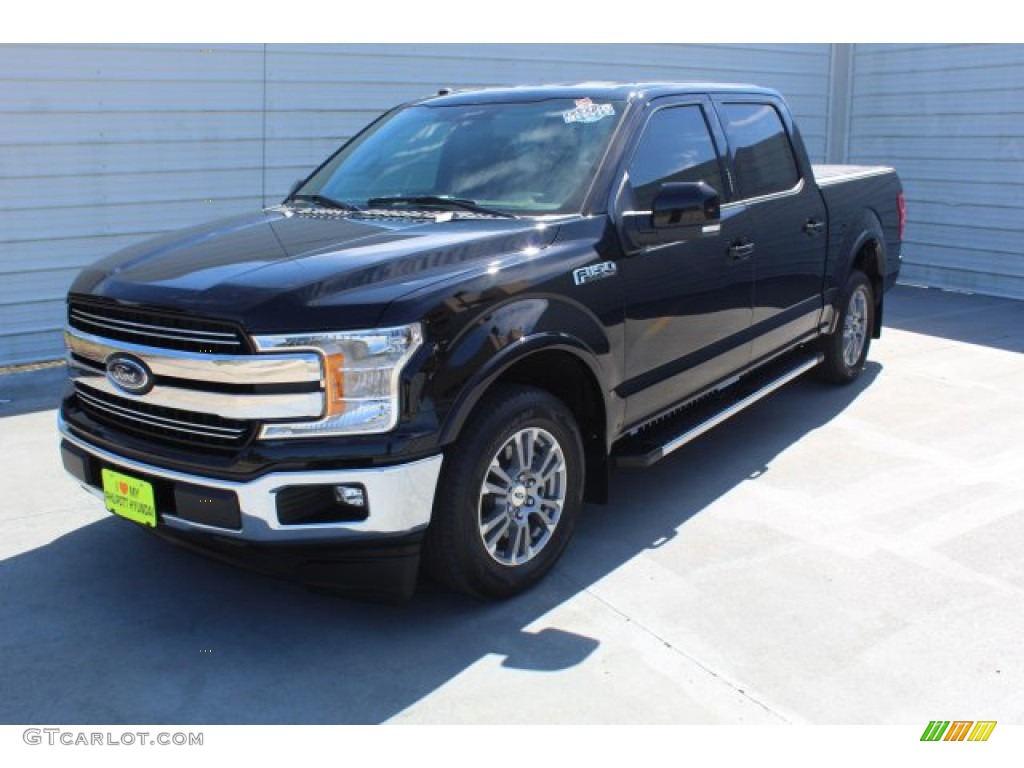 2018 F150 Lariat SuperCrew - Shadow Black / Black photo #4