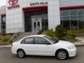 2005 Taffeta White Honda Civic LX Sedan  photo #2