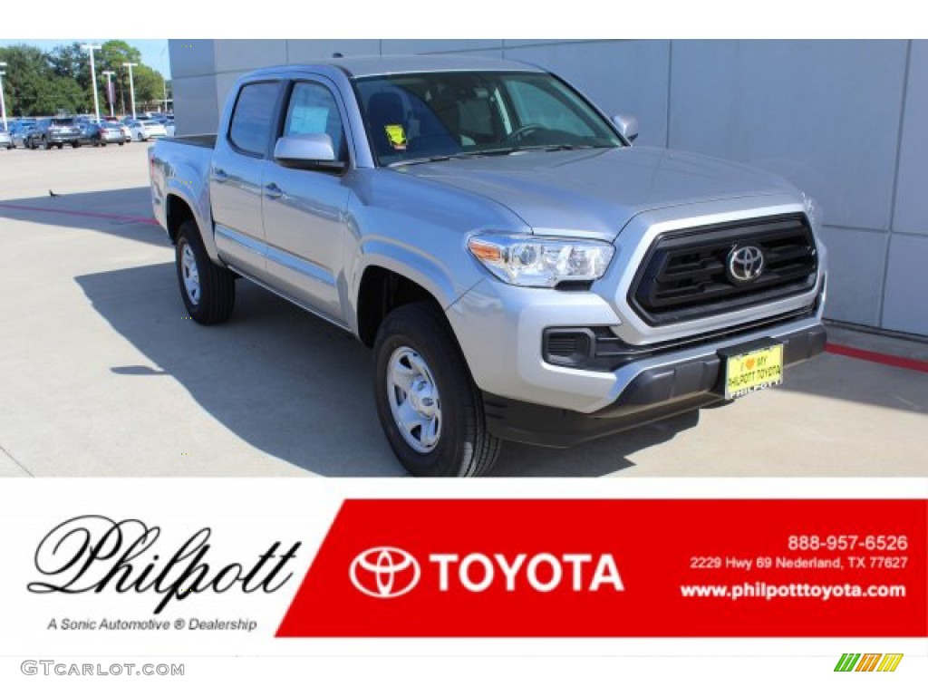 2020 Tacoma SR Double Cab - Silver Sky Metallic / Cement photo #1