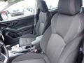 2019 Subaru Impreza Black Interior Front Seat Photo