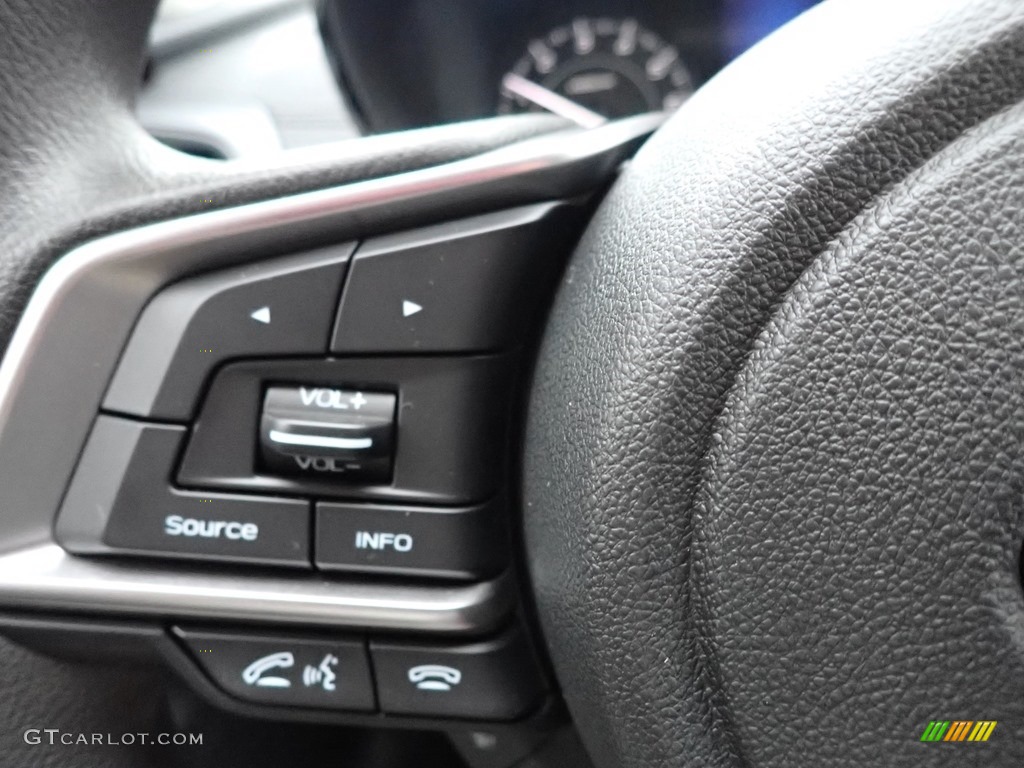 2019 Subaru Impreza 2.0i 4-Door Black Steering Wheel Photo #135800936