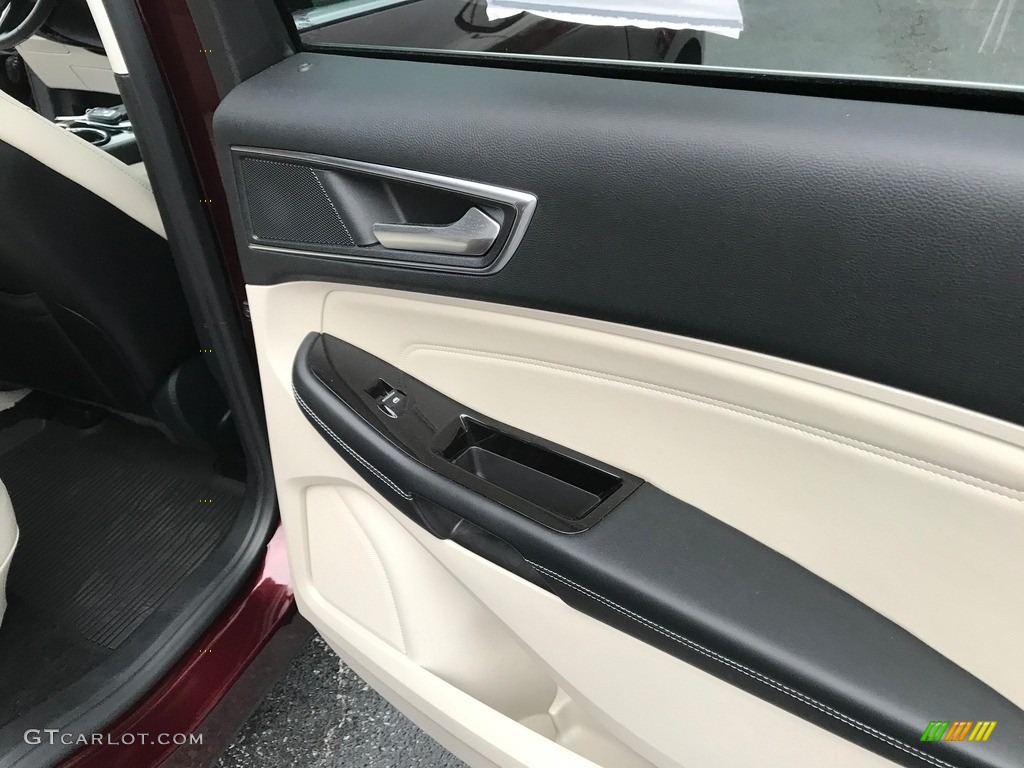 2017 Edge Titanium AWD - Ruby Red Metallic / Ceramic photo #44