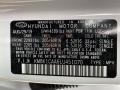 P6W: Chalk White 2020 Hyundai Kona SE AWD Color Code
