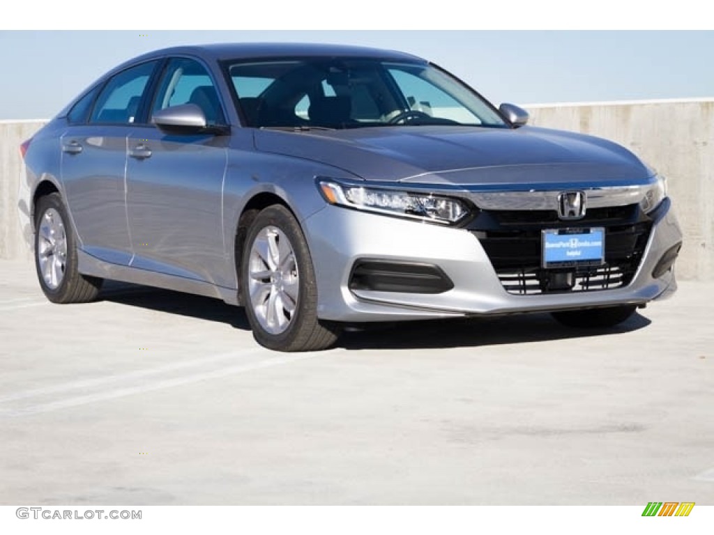 2020 Accord LX Sedan - Lunar Silver Metallic / Black photo #1