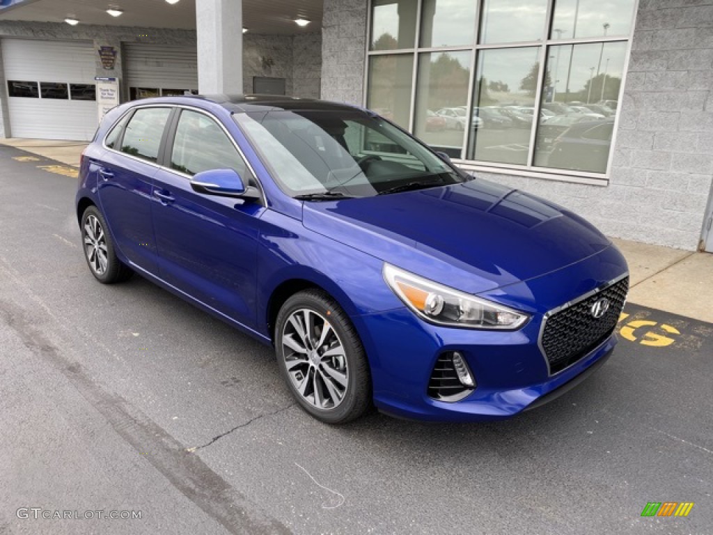 2020 Elantra GT  - Intense Blue Metallic / Black photo #2