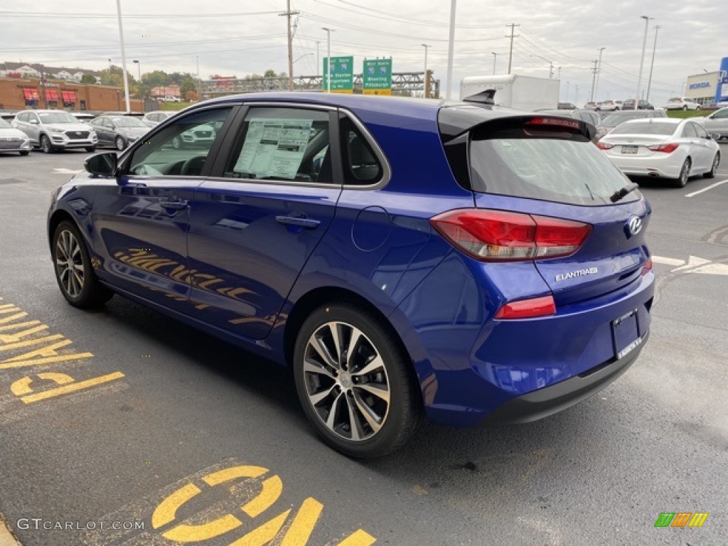 2020 Elantra GT  - Intense Blue Metallic / Black photo #6