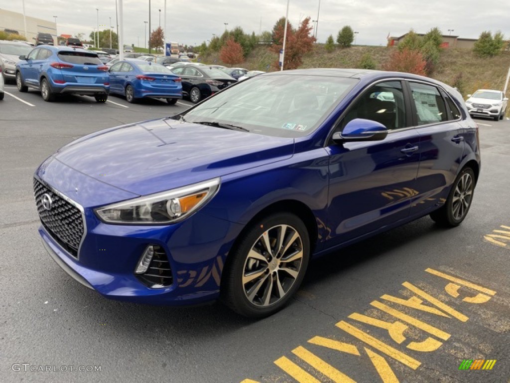 2020 Elantra GT  - Intense Blue Metallic / Black photo #7