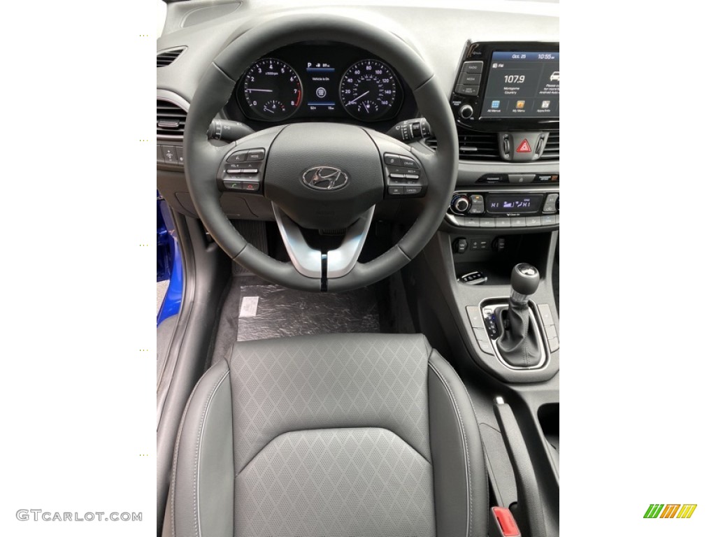 2020 Elantra GT  - Intense Blue Metallic / Black photo #14
