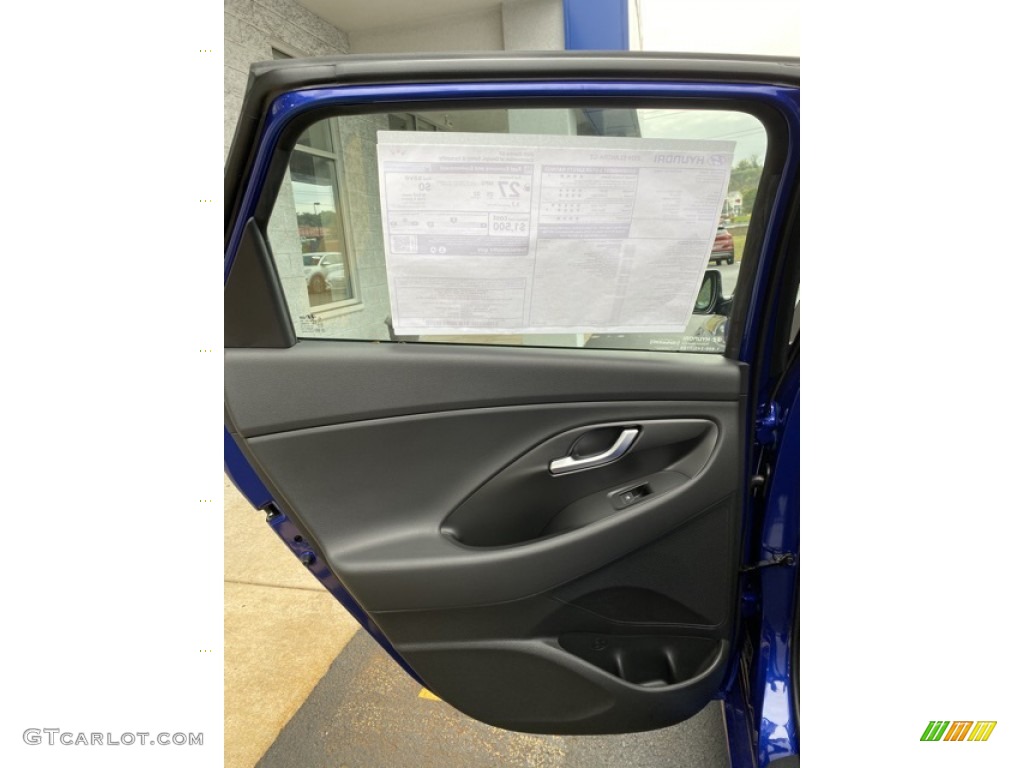 2020 Elantra GT  - Intense Blue Metallic / Black photo #17