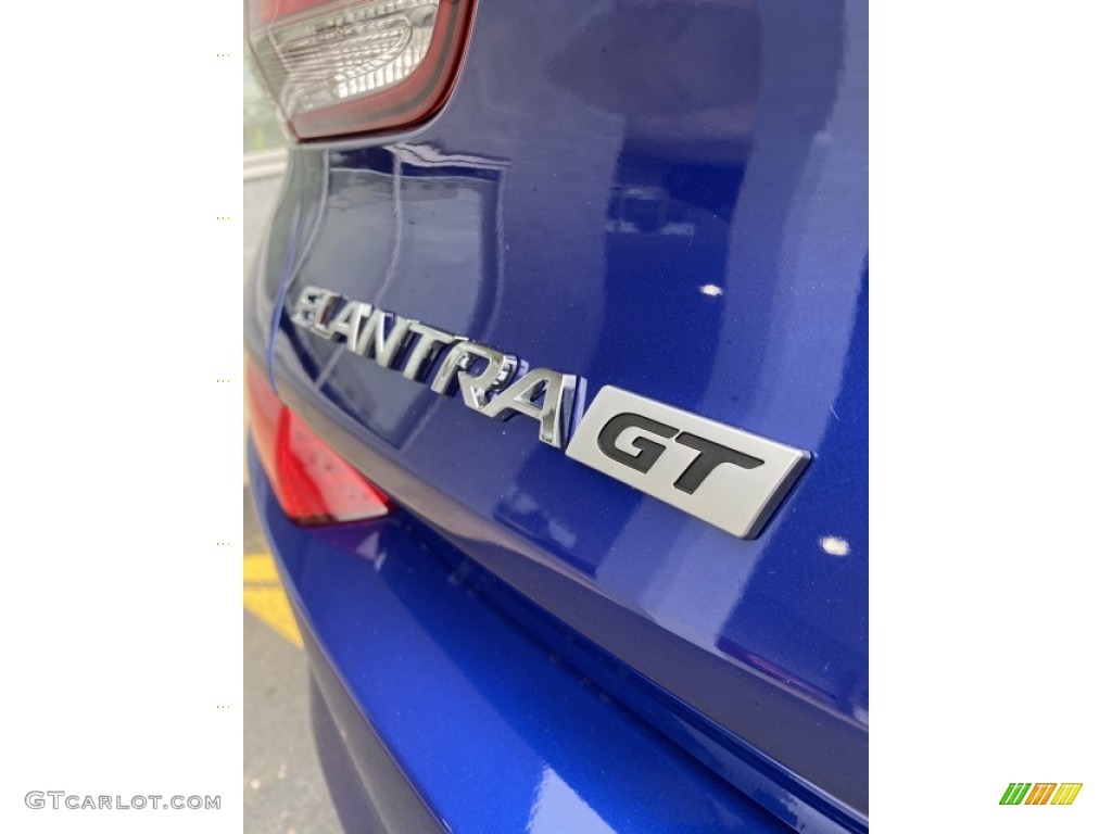 2020 Elantra GT  - Intense Blue Metallic / Black photo #21
