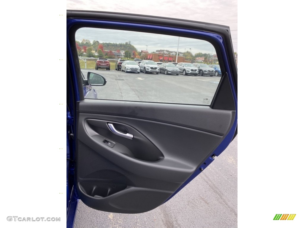 2020 Elantra GT  - Intense Blue Metallic / Black photo #24