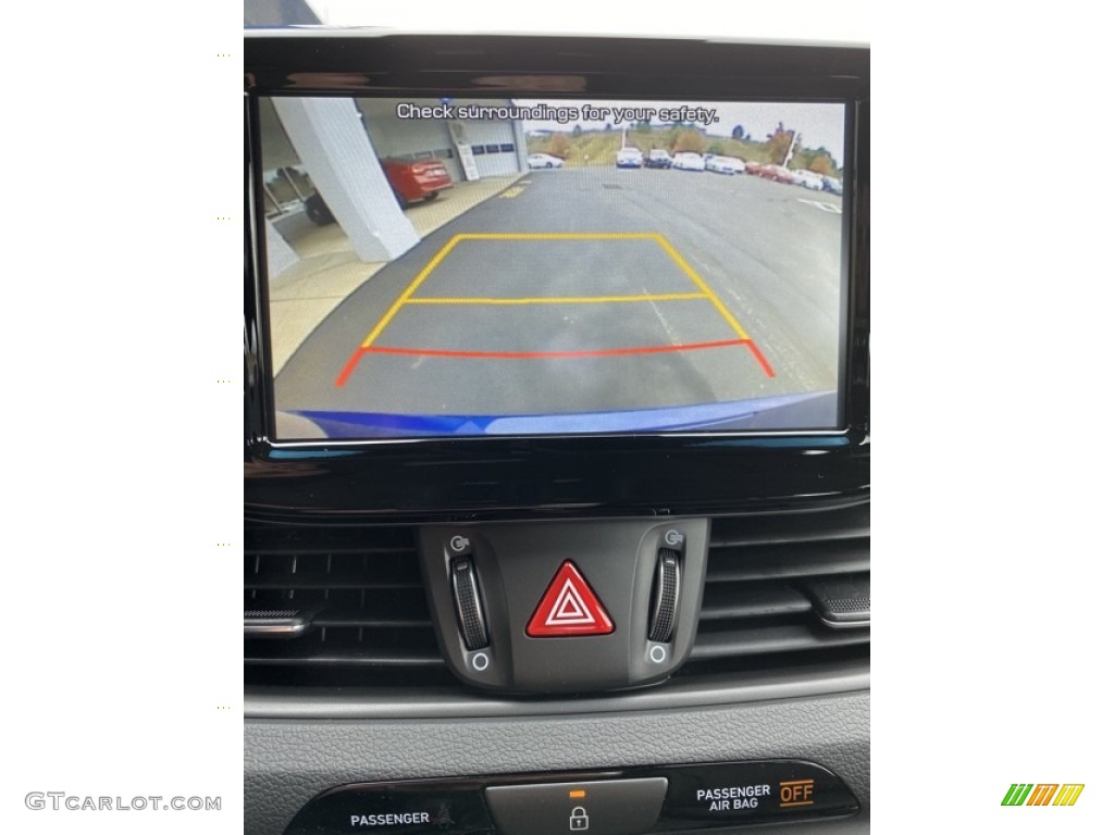2020 Elantra GT  - Intense Blue Metallic / Black photo #34
