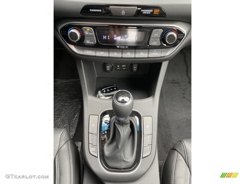 2020 Elantra GT  - Intense Blue Metallic / Black photo #35