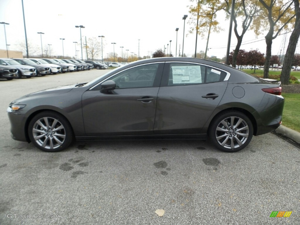 Machine Gray Metallic 2020 Mazda MAZDA3 Select Sedan AWD Exterior Photo #135806549