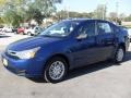 2009 Vista Blue Metallic Ford Focus SE Sedan  photo #9