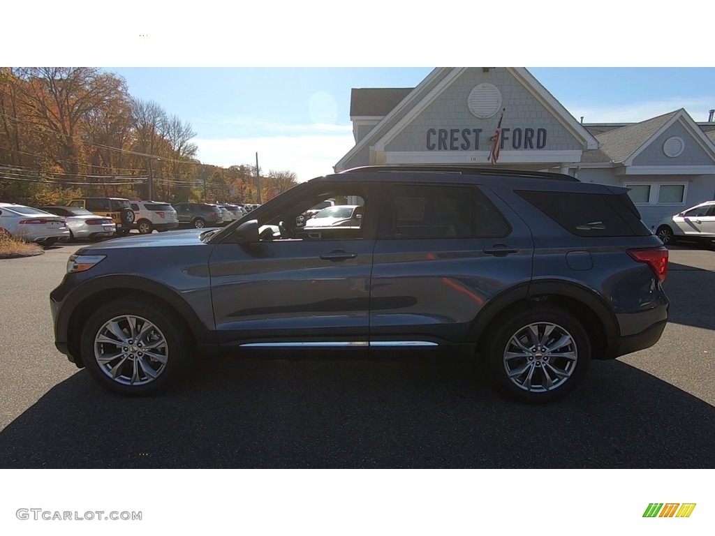 2020 Explorer XLT 4WD - Blue Metallic / Ebony photo #4