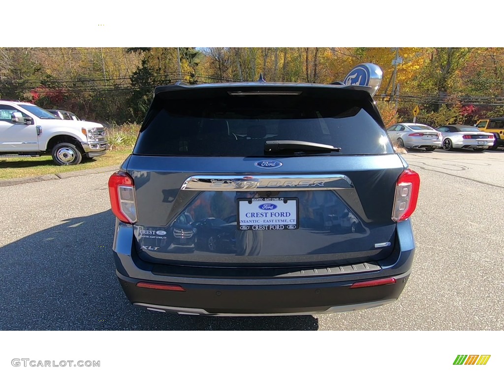 2020 Explorer XLT 4WD - Blue Metallic / Ebony photo #6
