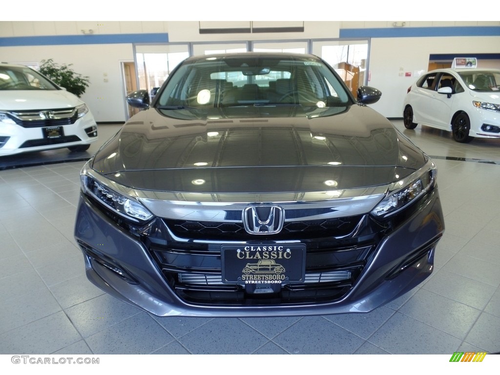 2020 Accord EX-L Sedan - Modern Steel Metallic / Black photo #2
