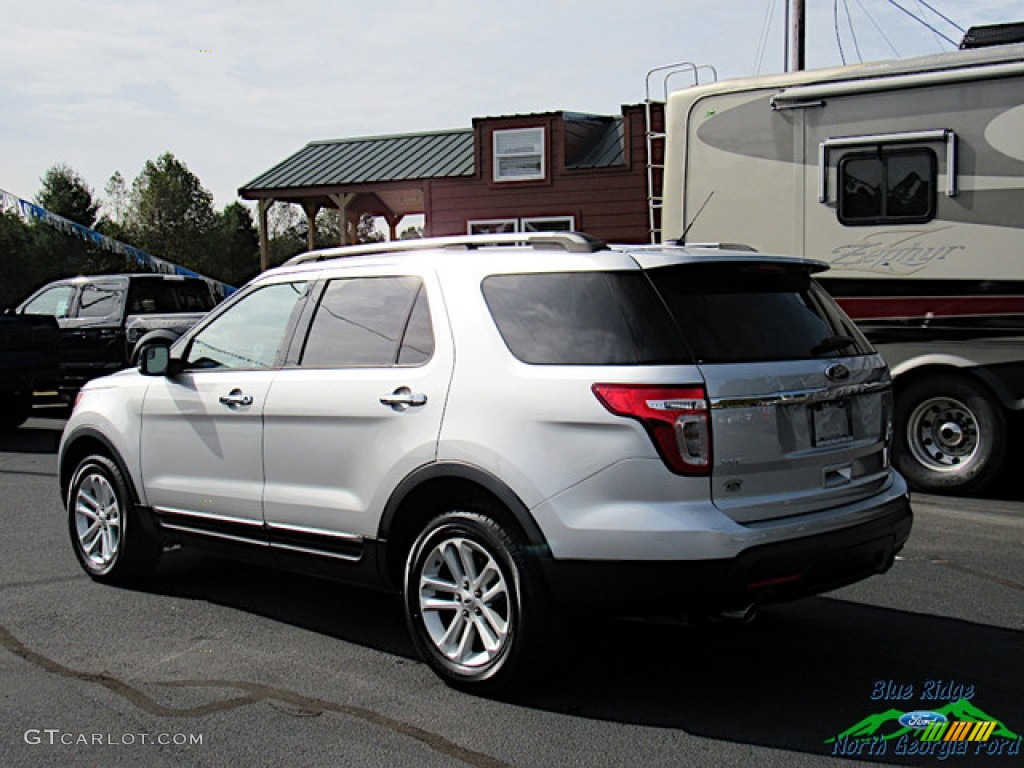 2013 Explorer XLT 4WD - Ingot Silver Metallic / Medium Light Stone photo #3