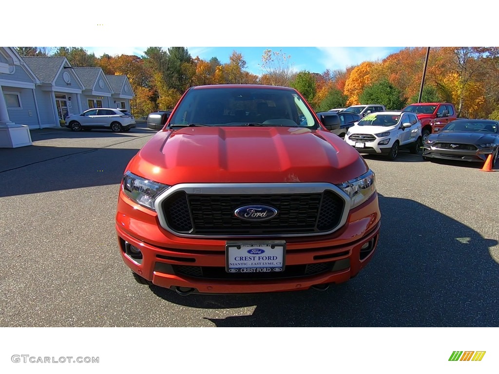 2019 Ranger XLT SuperCrew 4x4 - Hot Pepper Red Metallic / Ebony photo #2