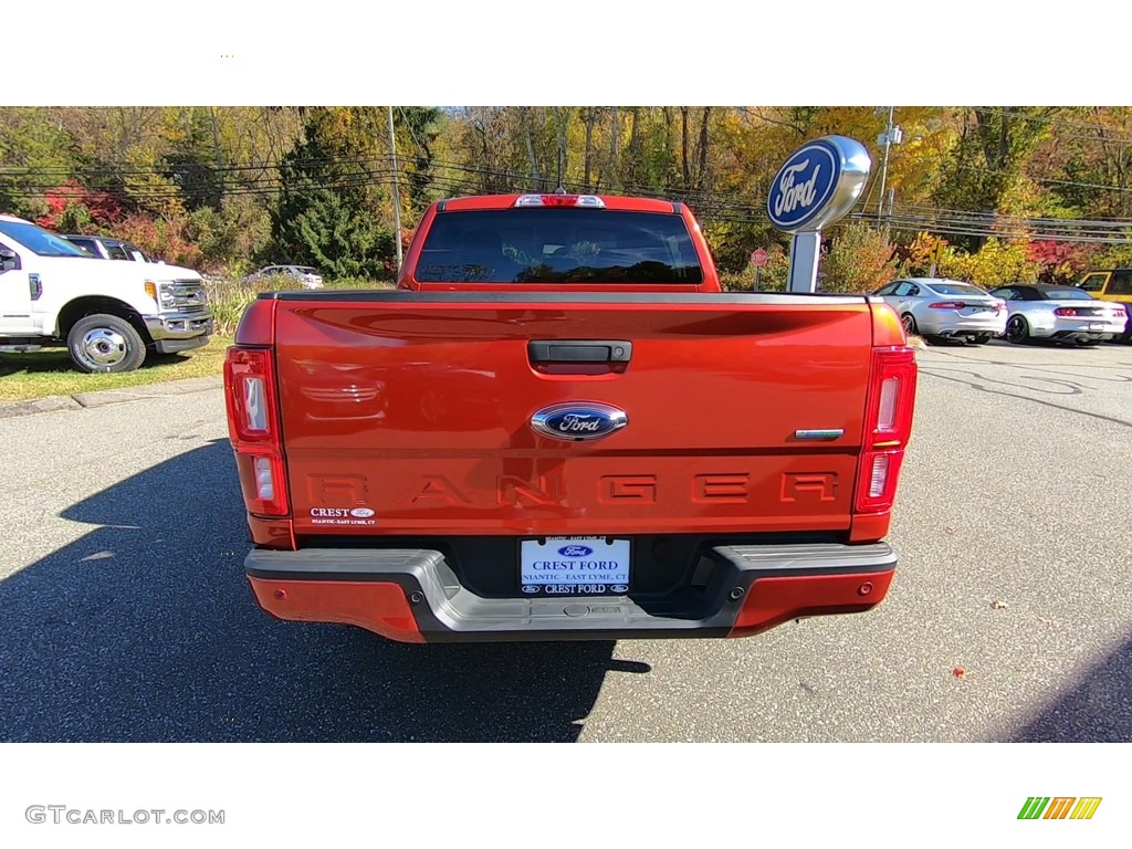 2019 Ranger XLT SuperCrew 4x4 - Hot Pepper Red Metallic / Ebony photo #6