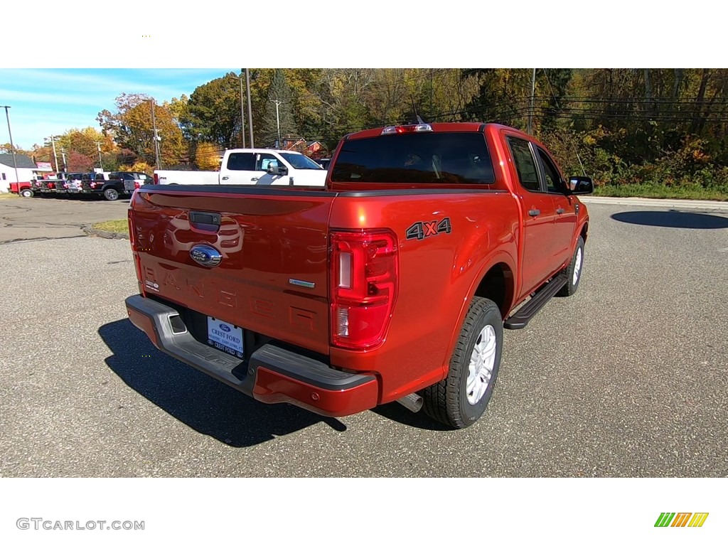 2019 Ranger XLT SuperCrew 4x4 - Hot Pepper Red Metallic / Ebony photo #7