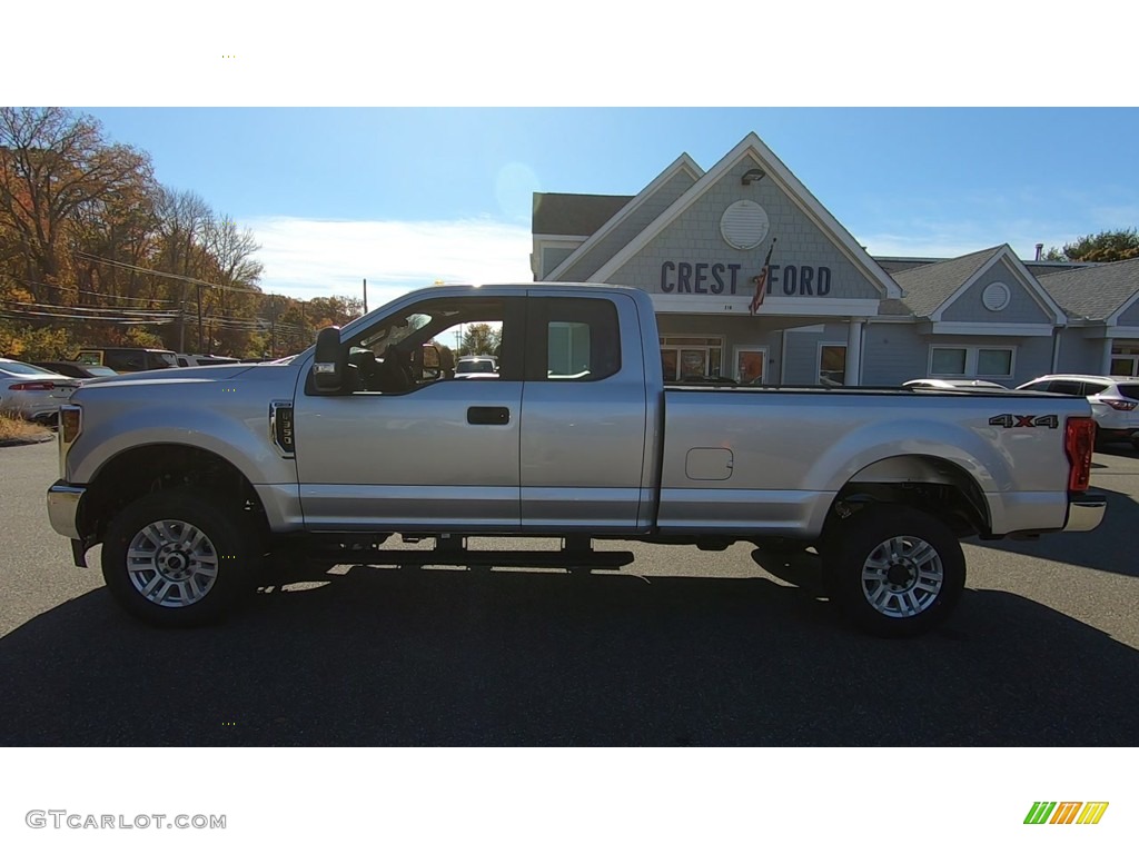 2019 F350 Super Duty XL SuperCab 4x4 - Ingot Silver / Earth Gray photo #4